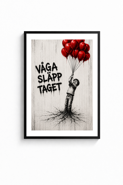 ”VÅGA SLÄPP TAGET” POSTER