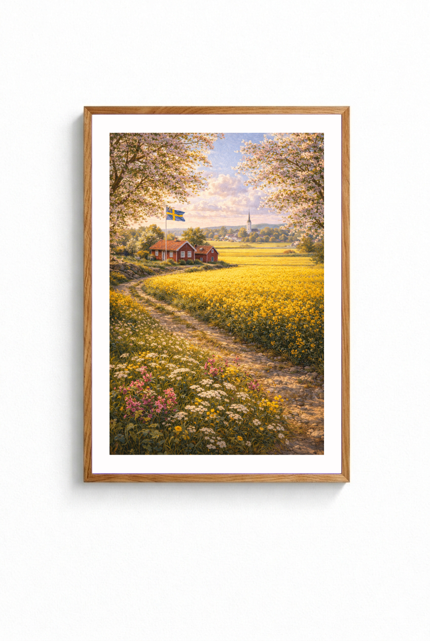 "VÅRGLÖD" POSTER