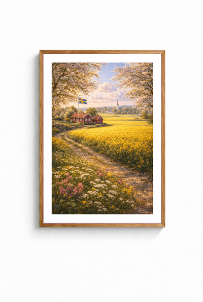"VÅRGLÖD" POSTER