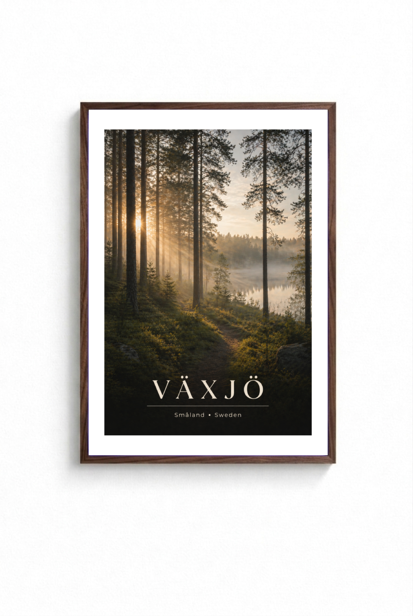 "VÄXJÖ" POSTER