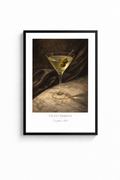 "VELVET MARTINI" POSTER