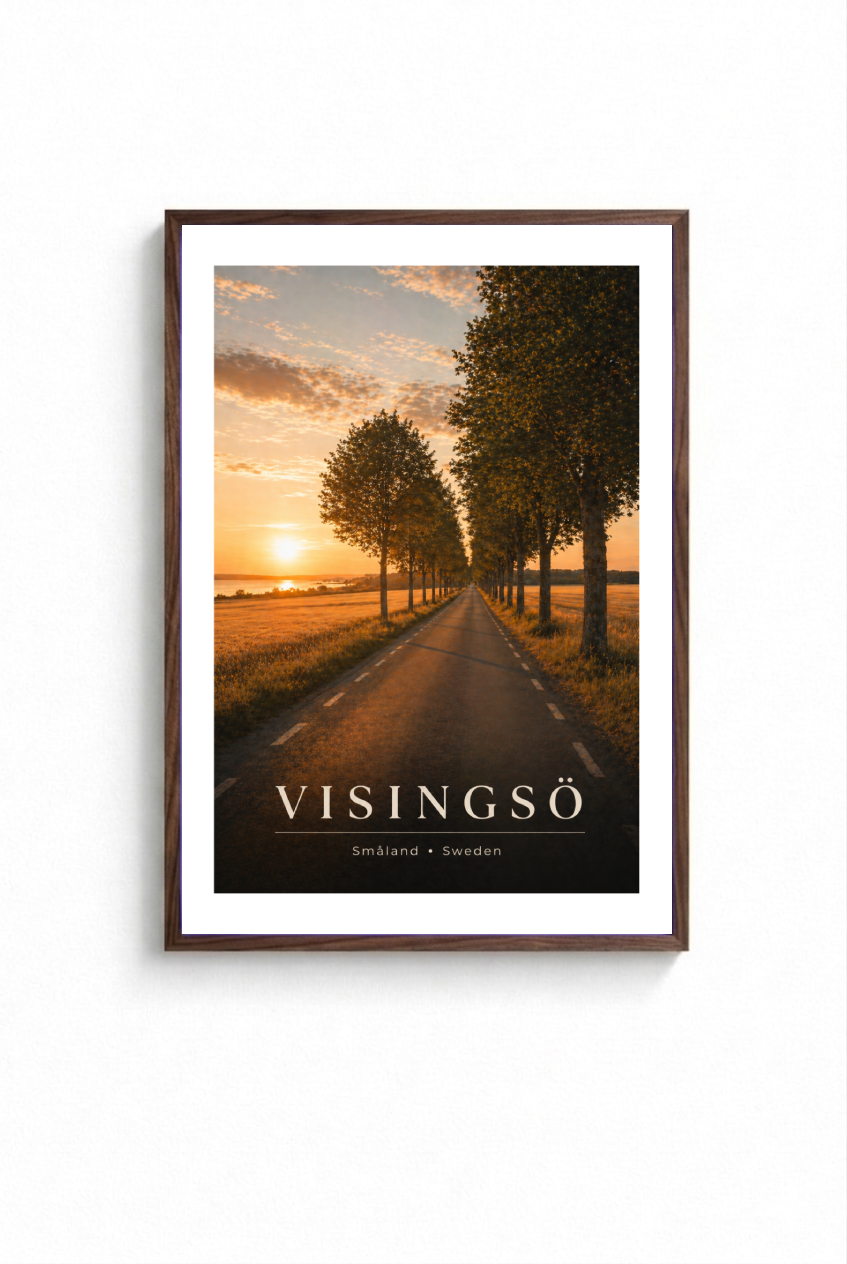 "VISINGSÖ" POSTER